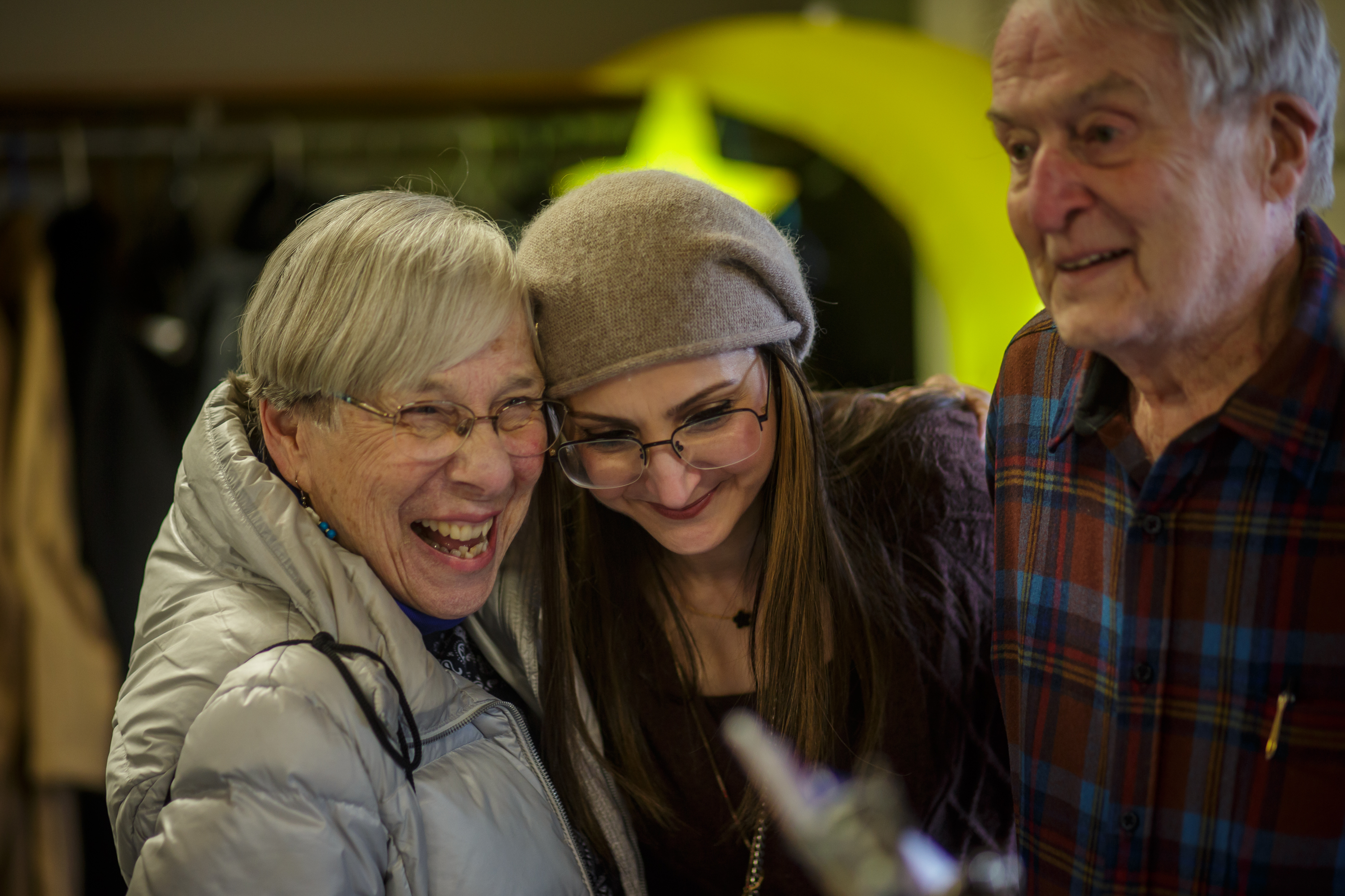 Pittsford neighbors at the campaign kickoff
